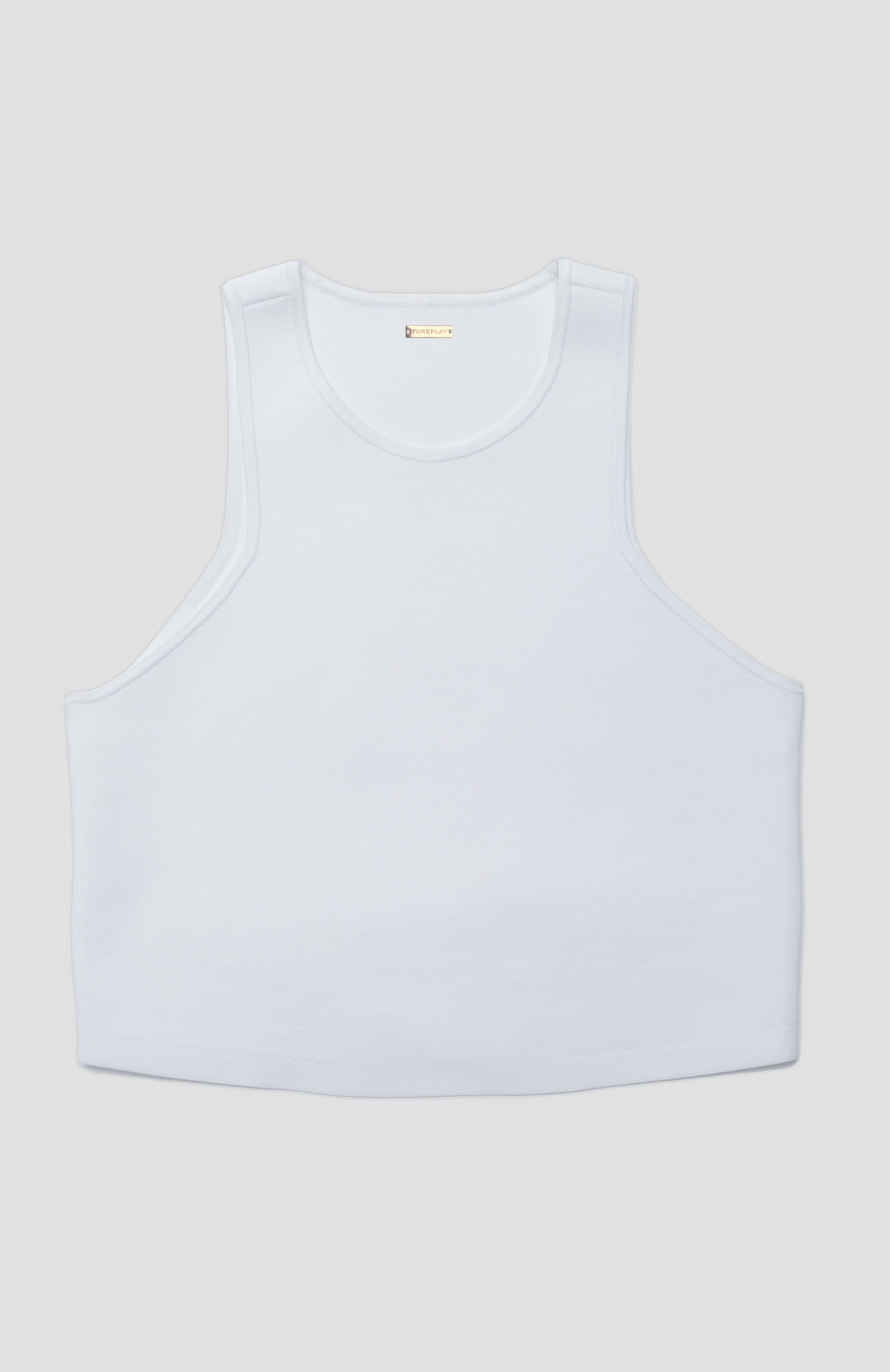 Foreplay Golf Womens Tank White